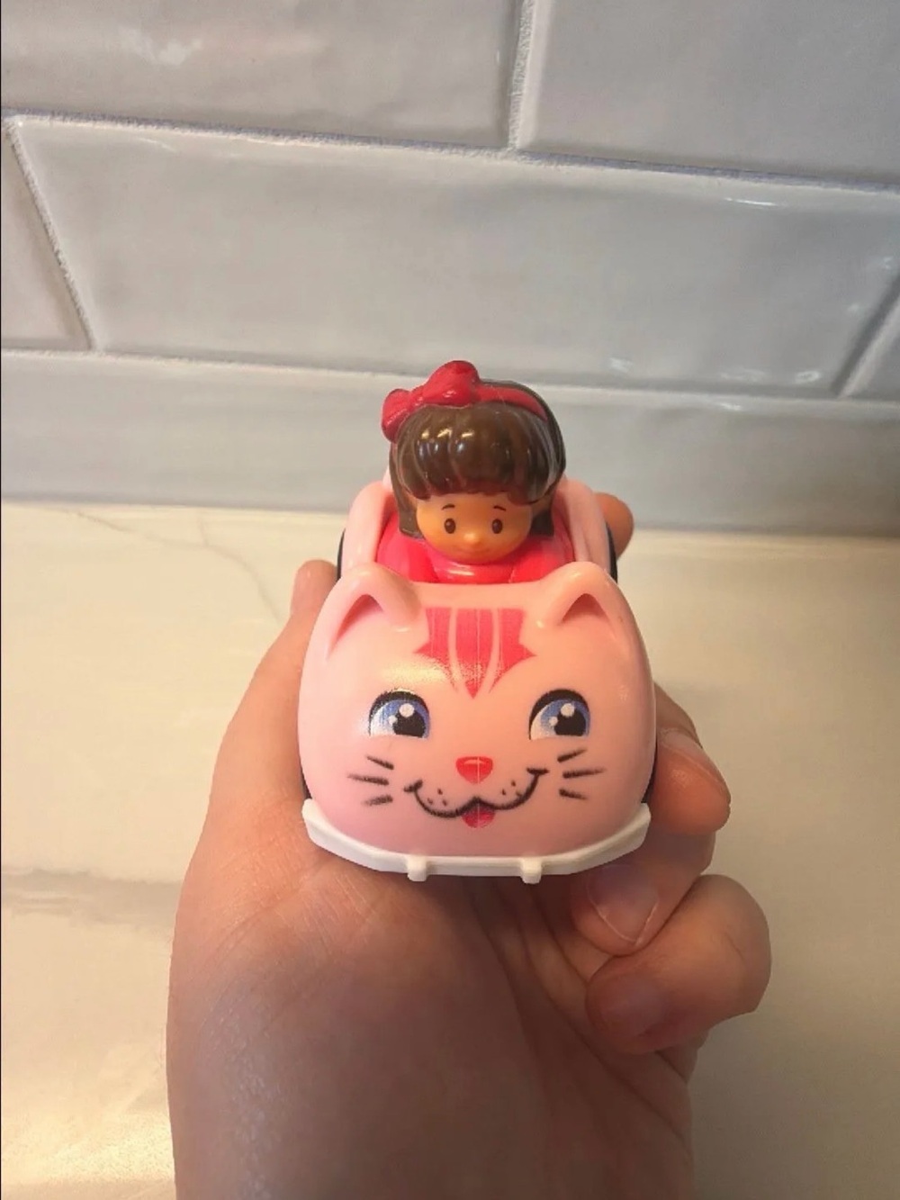Little People Mia Pink Cat Kitty Wheelie